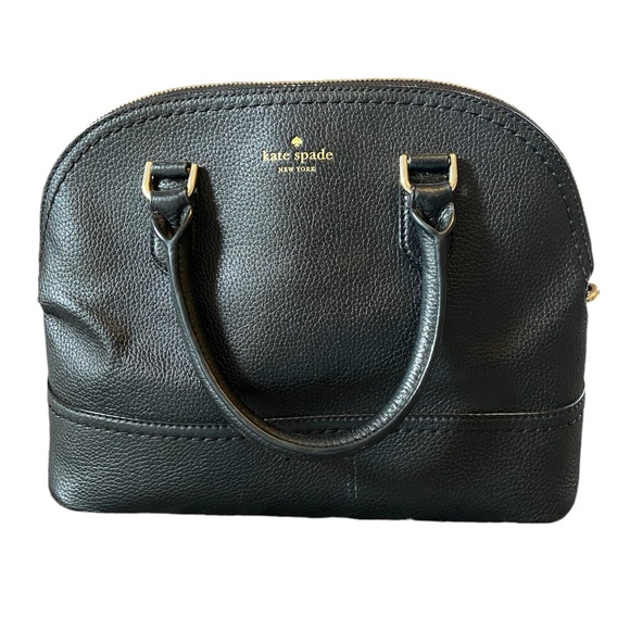 Kate Spade Authentic Black Leather Hand Bag - Picture 1 of 9